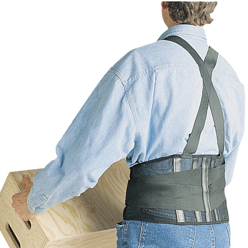 SAS Safety Corp Deluxe Back Support Belt | Lightweight, Cool Polyester Lumbar Support Belt | Adjustable, Flexible, Contoured Support Professional Safety Belt for Heavy Lifting, Moving (Large) - Image 3