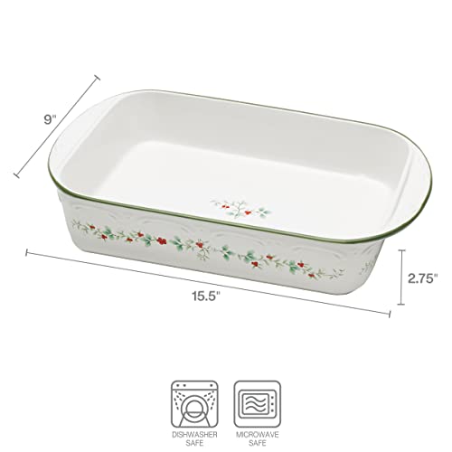 Pfaltzgraff Winterberry Rectangular Baker, 13 Inch - Image 3