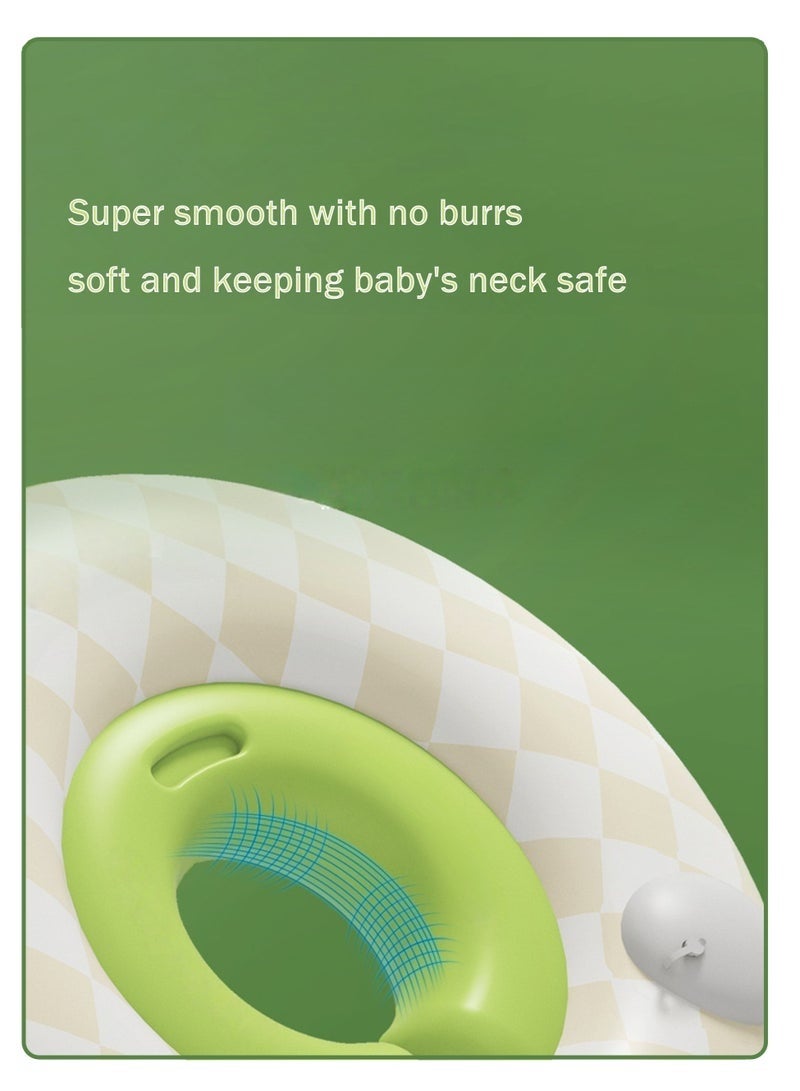 BAEKO Baby Swimming Ring,Baby Swimming Float Suitable for 0-8 Months Baby Boys Girls,Non Inflatable Free Float Infant Swim Pool Safer Swimming Loop Soft Waterproof Swim Ring - Image 4