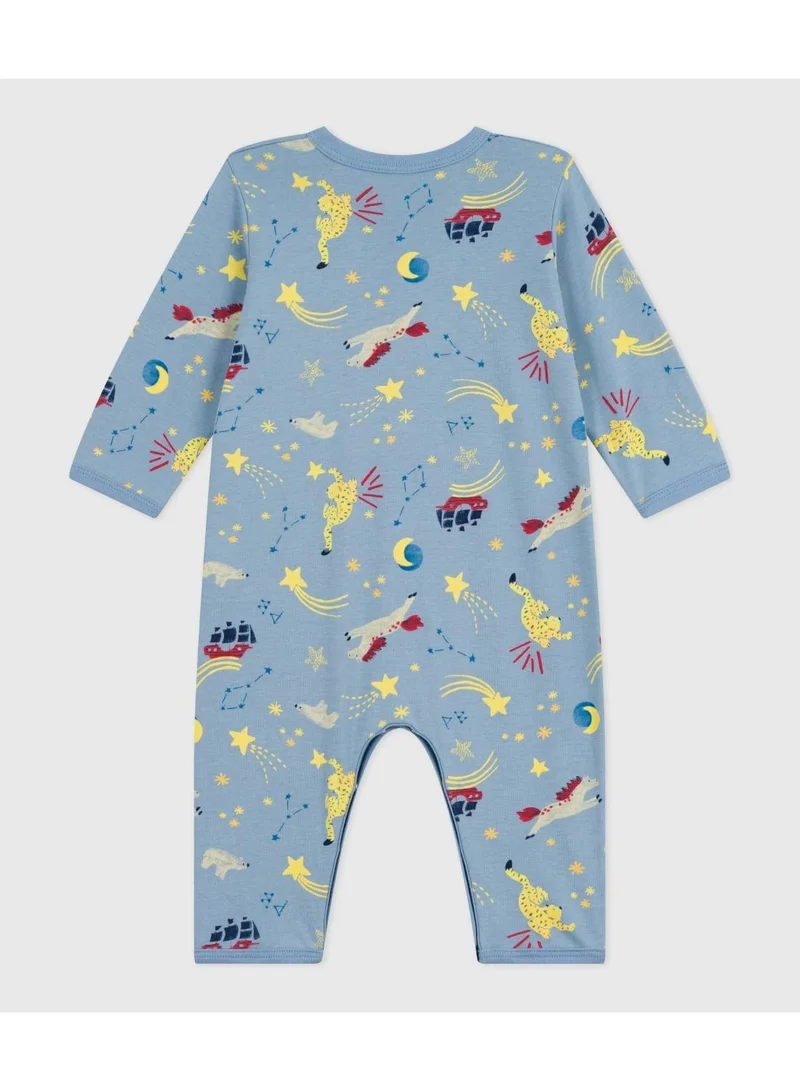 بيتي باتو بيجامة أطفال قطنية مطبوعة بدون أقدام