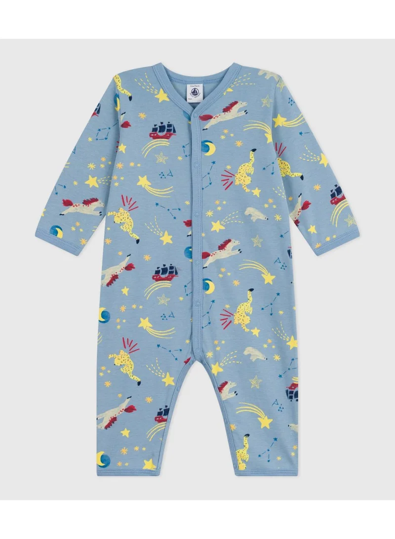 بيتي باتو بيجامة أطفال قطنية مطبوعة بدون أقدام