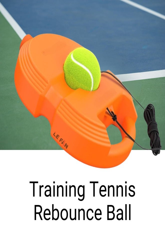 Lefan Solo self Playing Practice Tennis Rebound Ball with String Cricket Solo Trainer Rope Tennis Ball-Color May Vary - Image 2
