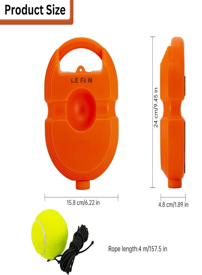 Lefan Solo self Playing Practice Tennis Rebound Ball with String Cricket Solo Trainer Rope Tennis Ball-Color May Vary - Image 4
