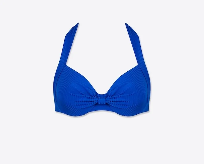ملابس سباحة اي بي واي Lillian castaway underwired balconette recycled ribbed top