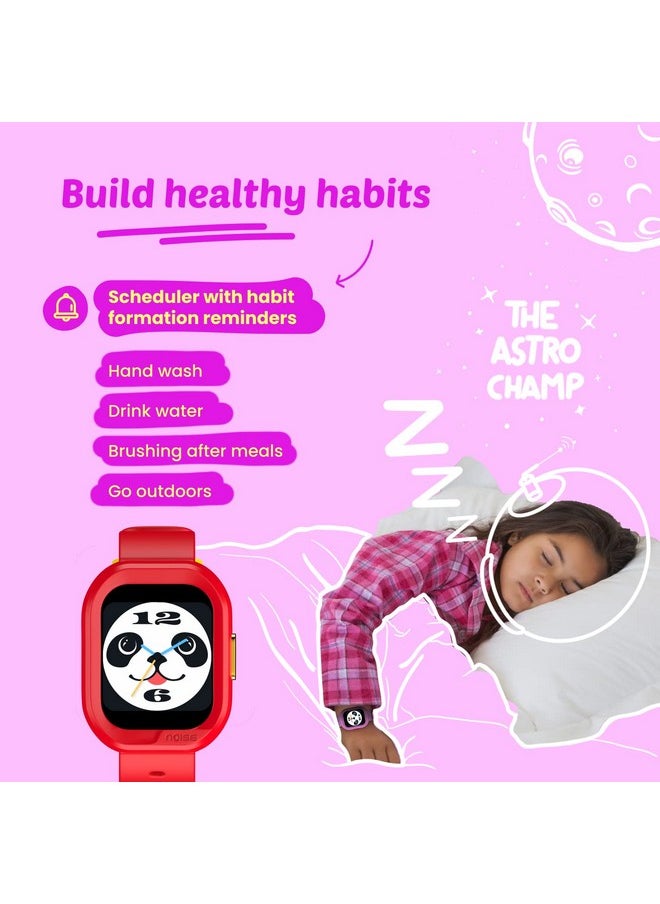 Noise Champ 2 Kids Smart Watch with Habit Building (Handwash, Brushing, etc), IP68 Waterproof, Activity Tracker, in-Built Games, School Mode. NoiseFit Sync App, for Boys and Girls (Frozen Blue)