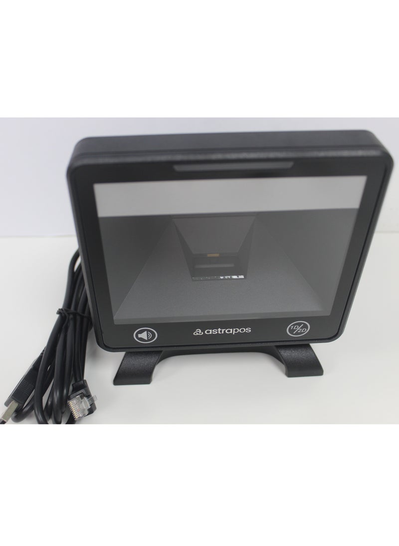 Astrapos Astrapos 1D&2D Vertical Image Barcode & QR Code Scanner with Wire | Barcode Reader | USB Wired | Compatible with Computer System for Supermarket, Library, Logistics, Warehouse, Grocery, Restaurant  - Image 5