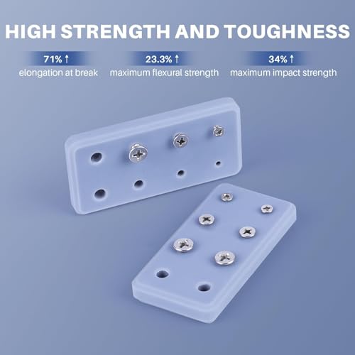 ELEGOO ABS-Like 3D Printer Resin 3.0, 405nm UV-Curing Photopolymer Resin for Mars Saturn Jupiter MSLA DLP LCD 3D Printing with Strength and Toughness, High Precision, Low Viscosity, Grey 2000g - Image 5