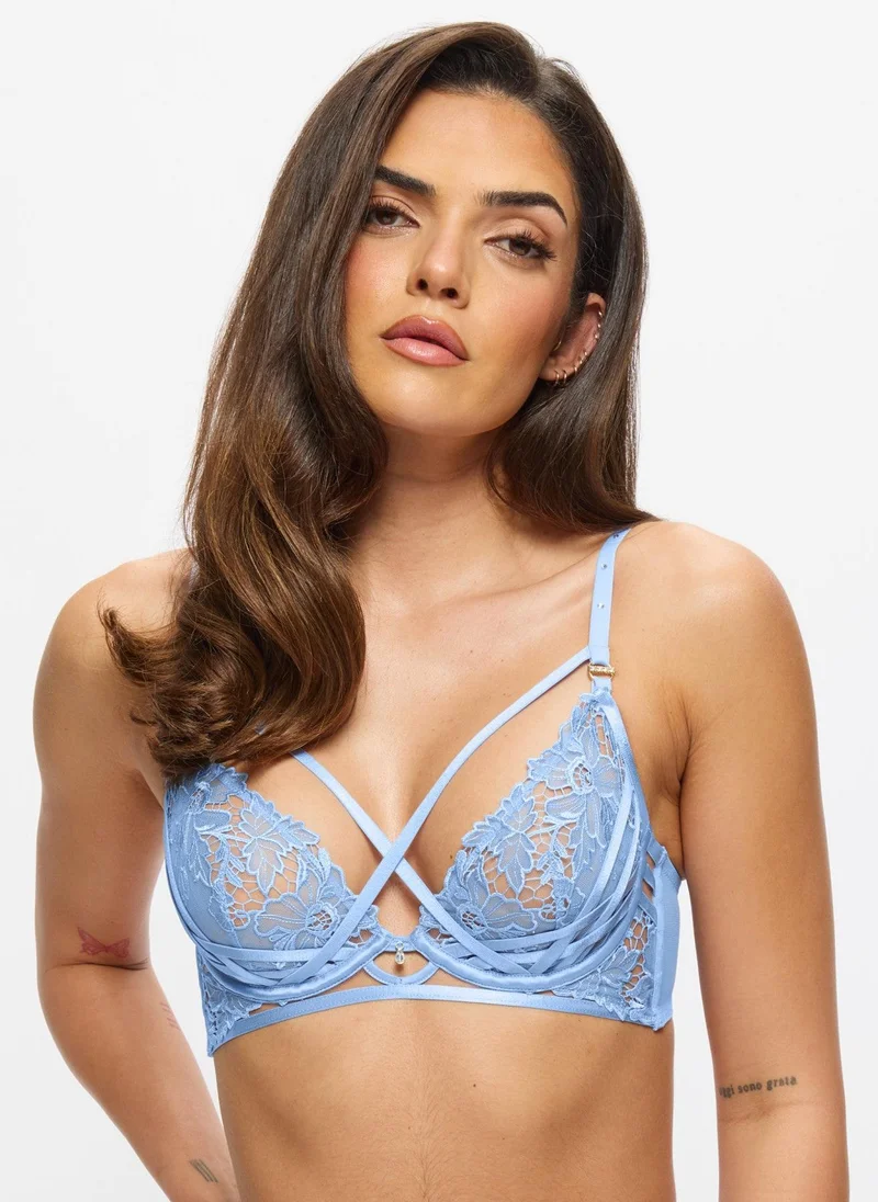 Ann Summers Ann Summers Untold Desire Non Padded Plunge Light Blue