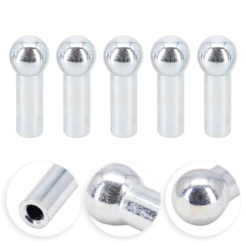 SquEqu 5 Pack Pulley Cable Ball Stopper Terminals End Joint Attachment Parts for Gym Weight Lifting Machine Fitness Equipment Running Yoga (for Diameter 6mm Wire) - Image 3