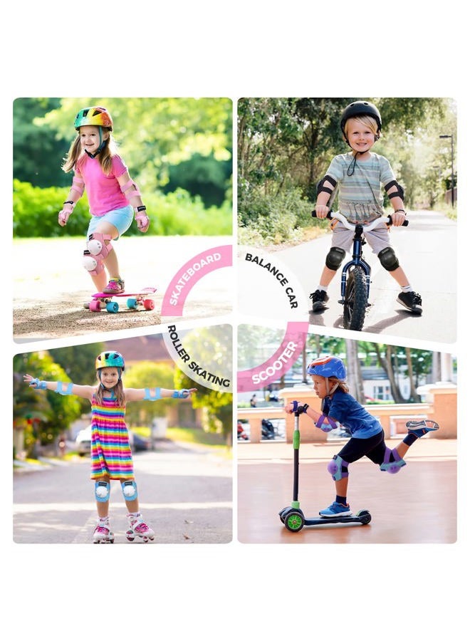 Bosoner Kids/Youth Knee Pad Elbow Pads for Roller Skates Cycling BMX Bike Skateboard Inline Rollerblading, Skating Skatings Scooter Riding Sports - Image 4