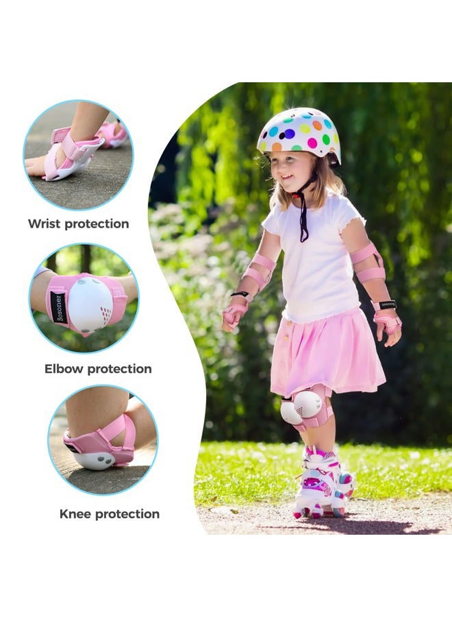 Bosoner Kids/Youth Knee Pad Elbow Pads for Roller Skates Cycling BMX Bike Skateboard Inline Rollerblading, Skating Skatings Scooter Riding Sports - Image 2