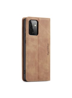 CaseMe CaseMe Samsung Galaxy A72Case Wallet, for Samsung Galaxy A72  Wallet Case Book Folding Flip Folio Case with Magnetic Kickstand Card Slots Protective Cover - Brown  - Image 3