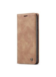CaseMe CaseMe Samsung Galaxy A72Case Wallet, for Samsung Galaxy A72  Wallet Case Book Folding Flip Folio Case with Magnetic Kickstand Card Slots Protective Cover - Brown  - Image 2