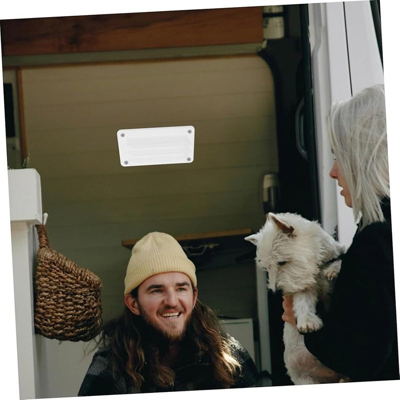 PRETYZOOM 5 Sets RV Air Vent Grille Cover Louvered Outlet for Camper Air Conditioning - Image 3