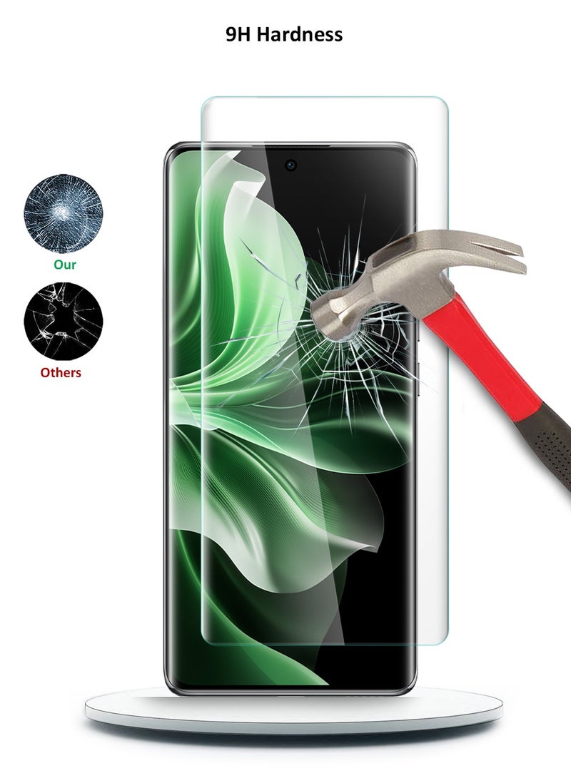 Wtech Premium Curved Edges UV Full Glue Full Cover Tempered Glass Screen Protector For Oppo Reno11 Pro 5G 2024 Clear - Image 2