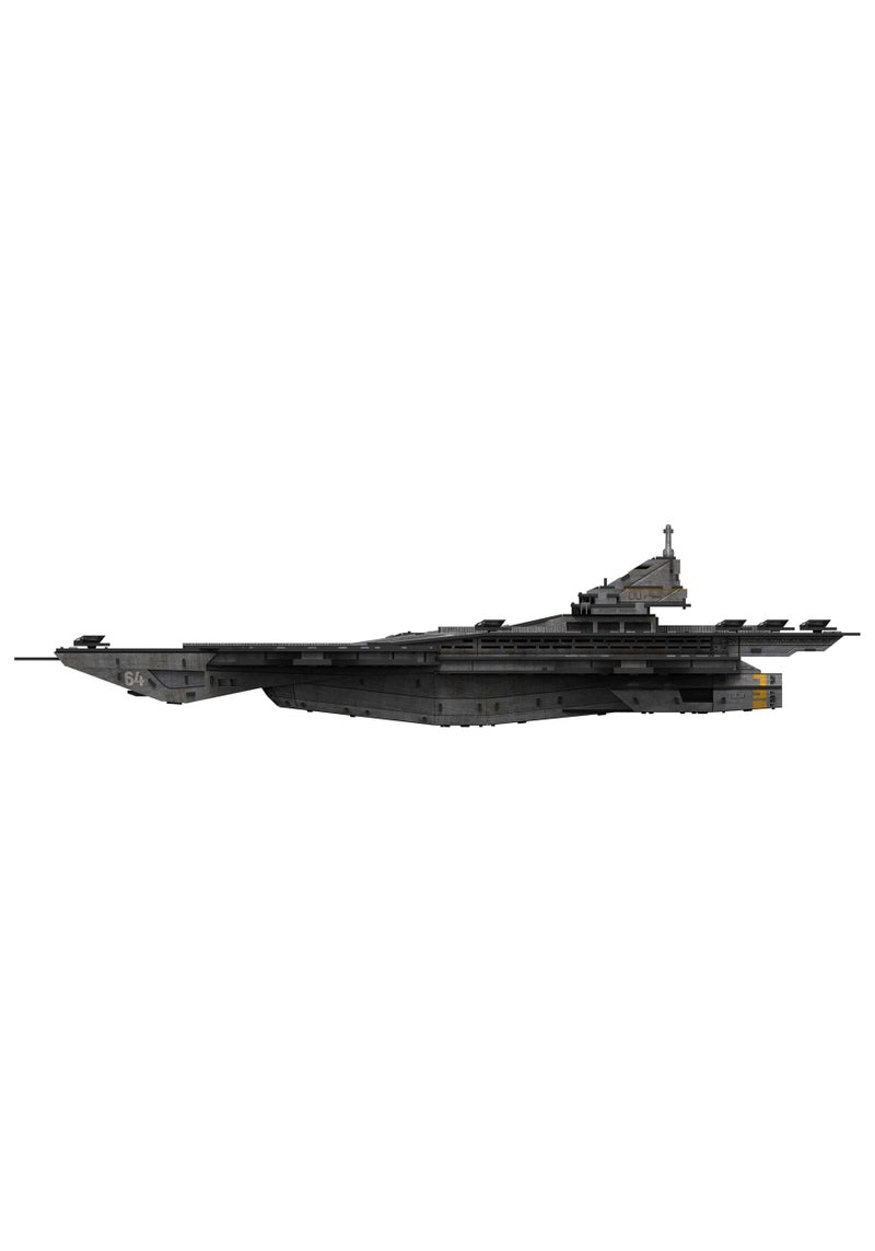 4 دي سيتي سكيب 4D Build Marvel Studios Avengers Helicarrier ثلاثية الأبعاد مجموعة نماذج ورقية مكونة من 220 قطعة للمراهقين والبالغين من عمر 8 سنوات فما فوق - Image 4