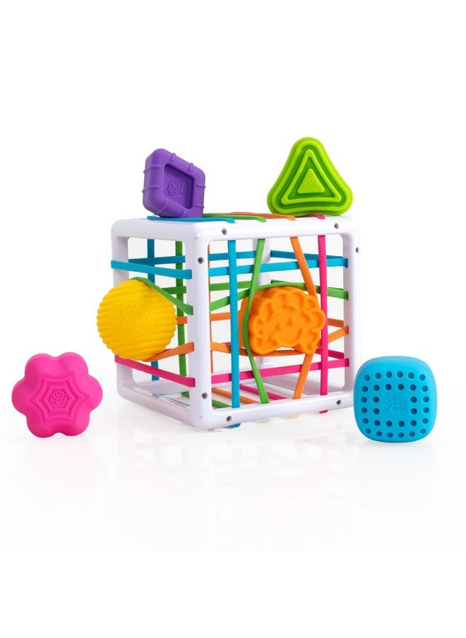 Fat Brain Toys - Fat Brain Toys InnyBin Shape Learning Toys, Sensory Toys for Babies and Toddlers, Baby Toys Ages 10 Months+ - Image 1