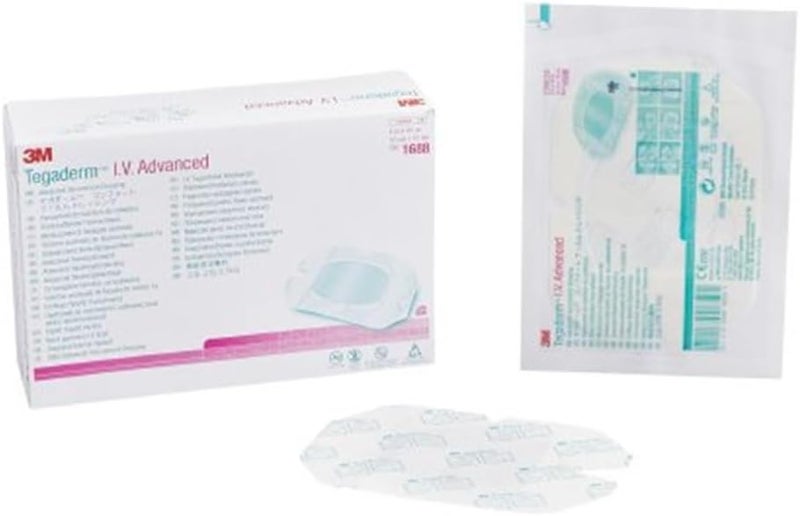 Tegaderm 1688 IV Advanced Securement Dressing Box of 50