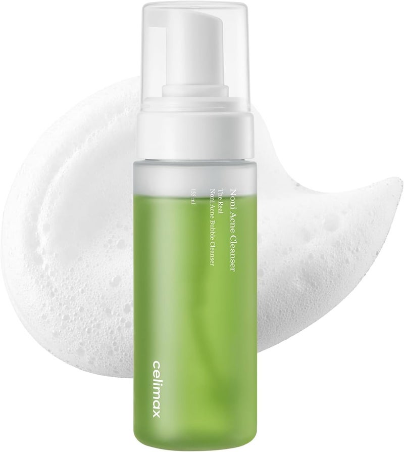 CELIMAX THE REAL NONI ACNE BUBBLE CLEANSER 155ML - Image 1