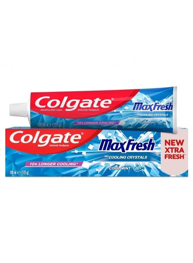 Colgate Max Fresh Cool Mint Blue Gel Toothpaste - Image 1