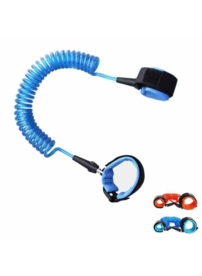 HANZE 2 Pack Anti Lost Wrist Link Child Outdoor Safety Leash with Blue and Orange for Toddlers Babies & Kids, [4.92ft & 8.2ft] … - Image 1