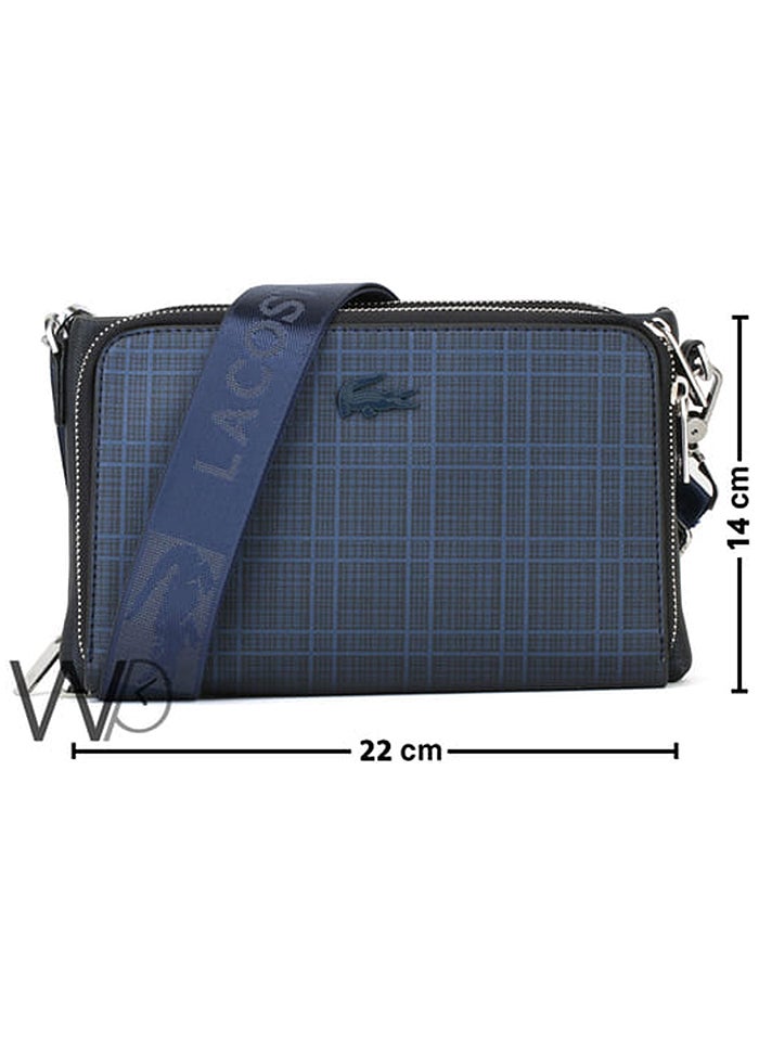 LACOSTE Lacoste Handbag Blue Crossbody Wash Bag Men  - Image 3
