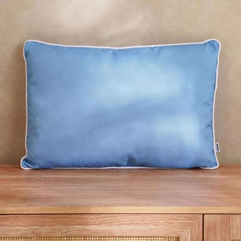 Pan Home Blue Outdoor Filled Cushion 50x35cm - Image 1