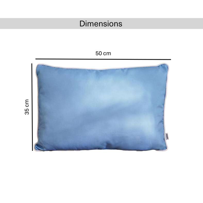 Pan Home Blue Outdoor Filled Cushion 50x35cm - Image 4