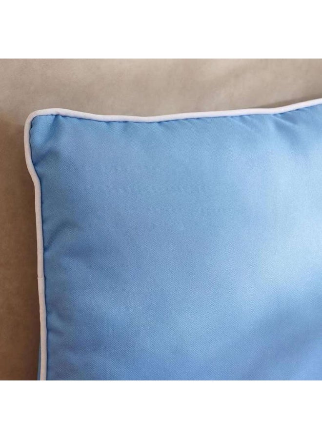 Pan Home وسادة خارجية مملوءة زرقاء 50x35 سم - Image 2