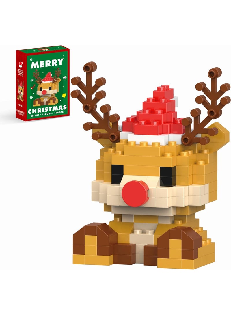 Christmas Reindeer Building Blocks Set Compatible with Lego Advent Calendar 2025 Stacking New Toys Holiday Present Box New Year Xmas Gifts for Kids for Boys & Girls and Adults - Image 1