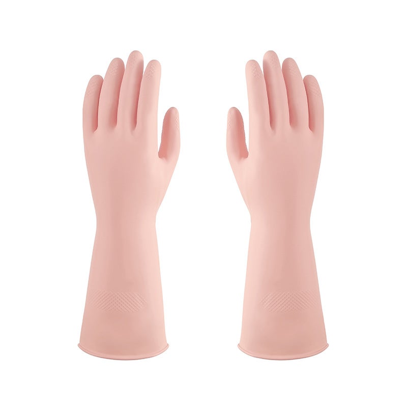Durable Latex Gloves for Household Cleaning Pink 