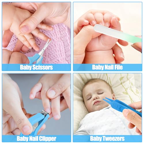 POPYJAN Baby Healthcare and Grooming Kit for Newborn Kids, 24PCS Upgraded Safety Baby Care Kit, Newborn Nursery Health Care Set, Baby Care Products - Image 3