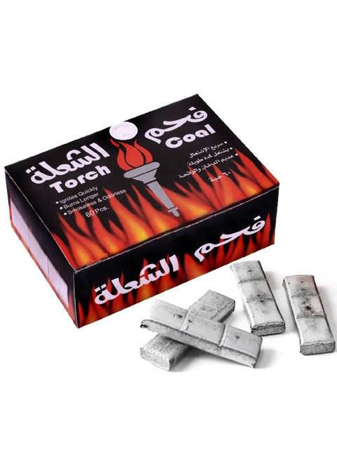 Torch Charcoal 60 Quick-Burning Tablets Cubed Pieces Of Charcoal For Incense And Barbecue