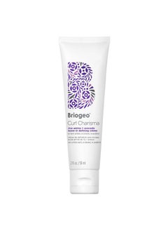 Briogeo Curl Charisma Rice Amino + Avocado Leave-In Defining Crème, Anti Frizz Hair Styling Moisturizer, Leave In Cream For Wavy, Curly, Coily Hair, Boosts Hydration, Vegan, Cruelty-Free, 2 Fl Oz  - Image 1