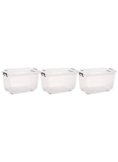 55L Clear Plastic Storage Set of 6 Box with Wheels & Lockable Lid - pzsku/ZDDA6772EF0C30A225057Z/45/_/1725440657/fdd6a262-dbf3-4306-8394-8d0092b39a22