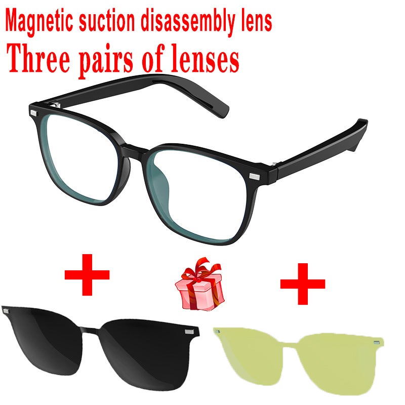 New G05 Bluetooth Smart Sunglasses with Headset T3-anti-blue light (3 lenses)