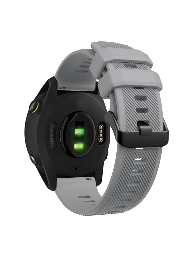 1 قطعة سوار ساعة لساعة Garmin venu 2/3/Huawei watch3 حزام ساعة رمادي 22 مم - Image 1