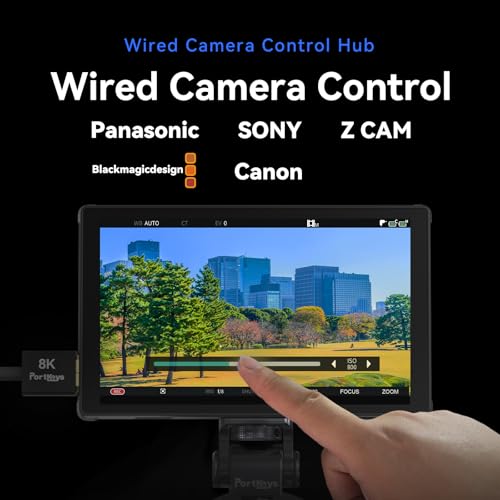 Portkeys LH5C Camera Monitor 54 800nits Field Monitor Wired Control for A7MVA9IIA7SIIIA7MIVA9M3A6700A7CIIFS5FS7FX2FX30FX6FX9PXWZ200A1ZV1ZVE1 R5678 BS1HBGH1GH567 etc - Image 3