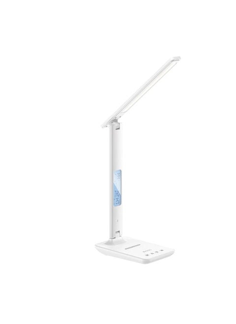 Yesido DS20 Multifunctional LED Desk Lamp Supports 10W Wireless Charging EU Plug - White