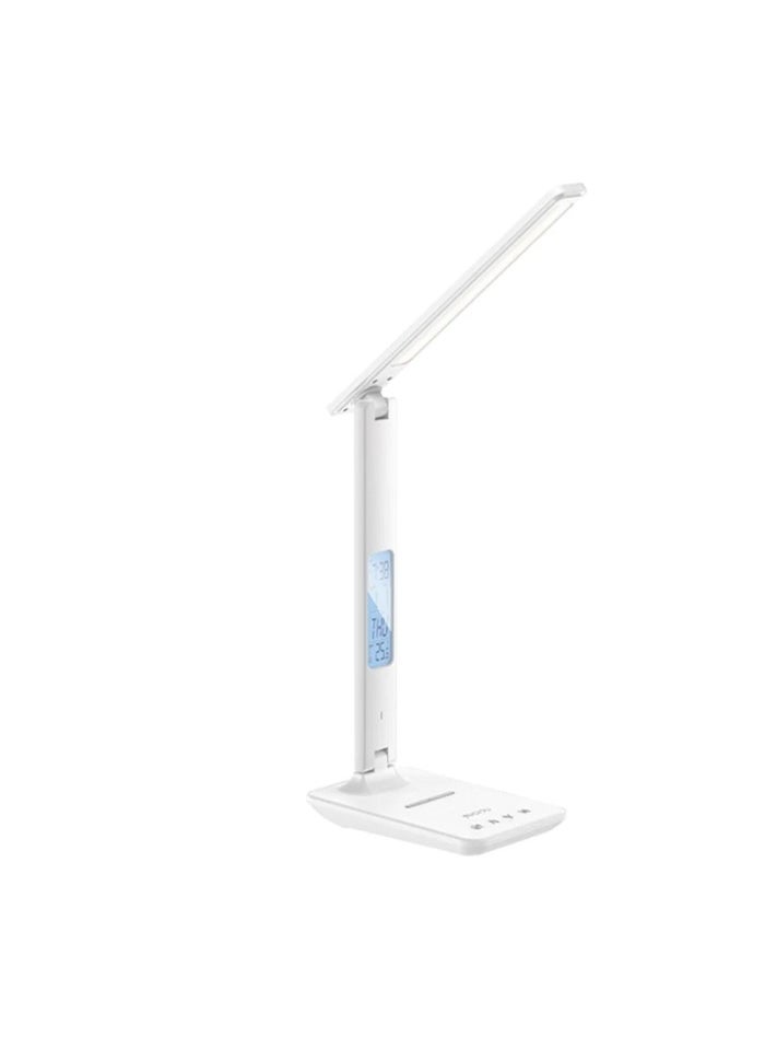 Yesido - Yesido DS20 Multifunctional LED Desk Lamp Supports 10W Wireless Charging EU Plug - White - Image 1
