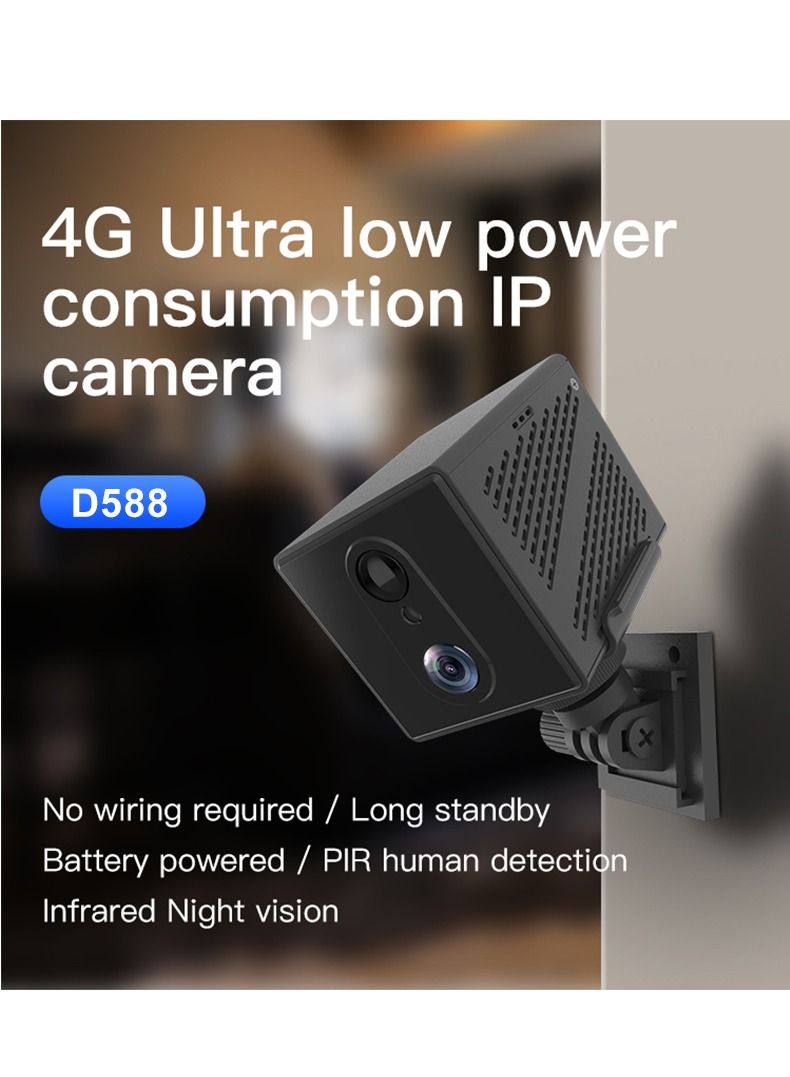 Generic 10 Hours Recorder HD1080P Mini 4G SIM Card App Control CCTV Hidden Camera Infrared Night Vision Mini Camera  - Image 2