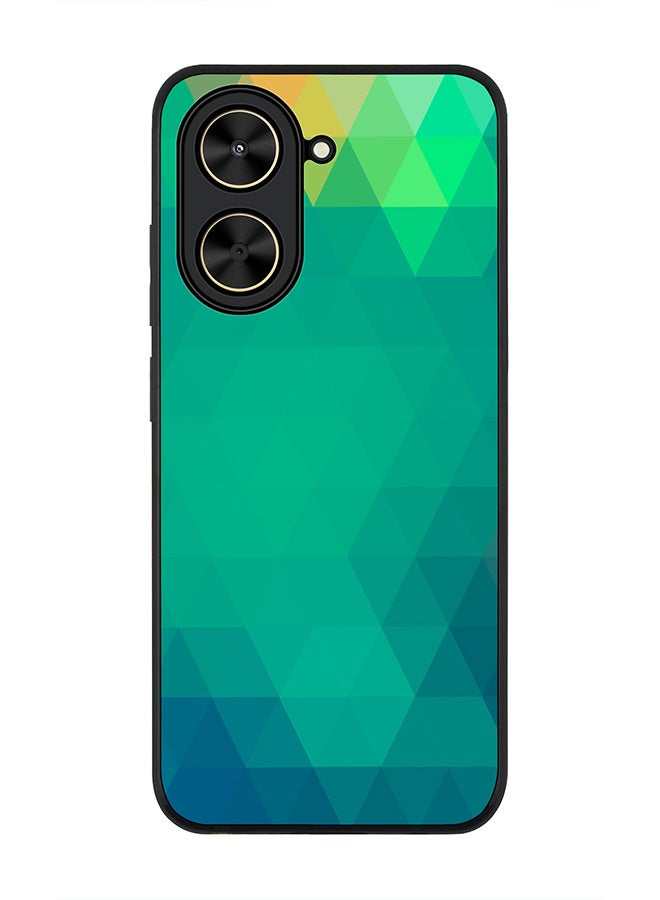 Stylizedd For Xiaomi Poco C71 / Redmi A5 4G Case,Slim fit Camera Protection, Shockproof Thin Phone cover  - Emerald Prism