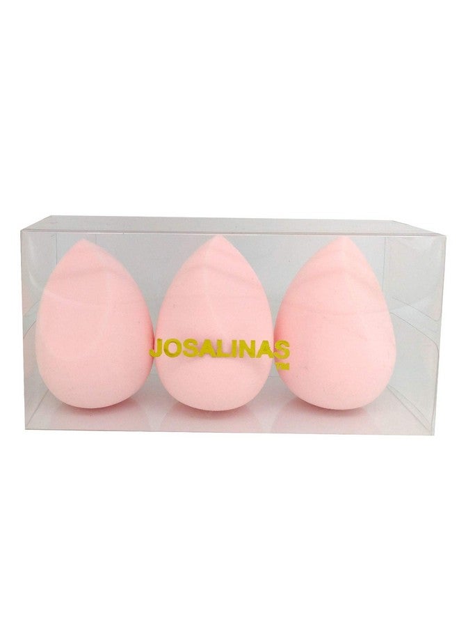 JOSALINAS Makeup Blenders Sponges 3 Pack for Foundations, Powders & Cream Blending, Pink - Image 1