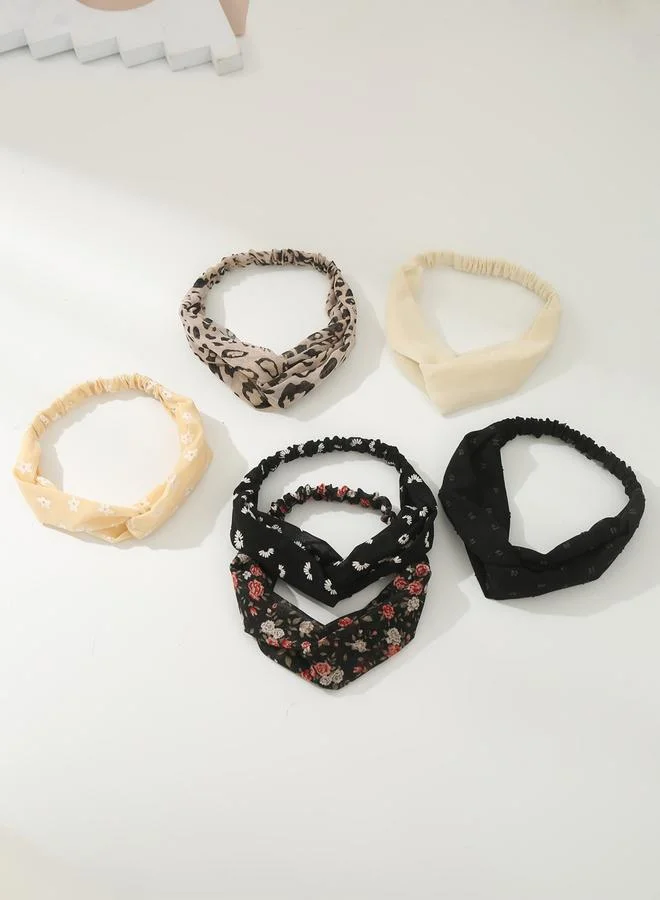 Take Two Take Two Set of 6 - Twisted Detail Headband