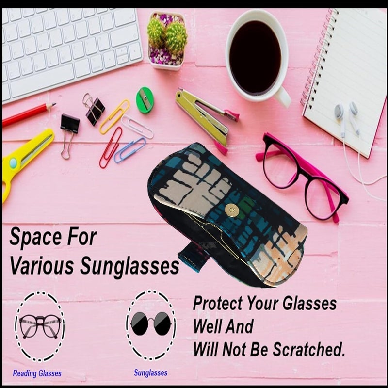 STYLE BITE Store Handmade Fabric Sunglasses Case with Floral Print | Eyeglass Case for Women & Men | Soft Padded Spectacle Holder with Magnetic Button | Travel Glasses Pouch - Image 4