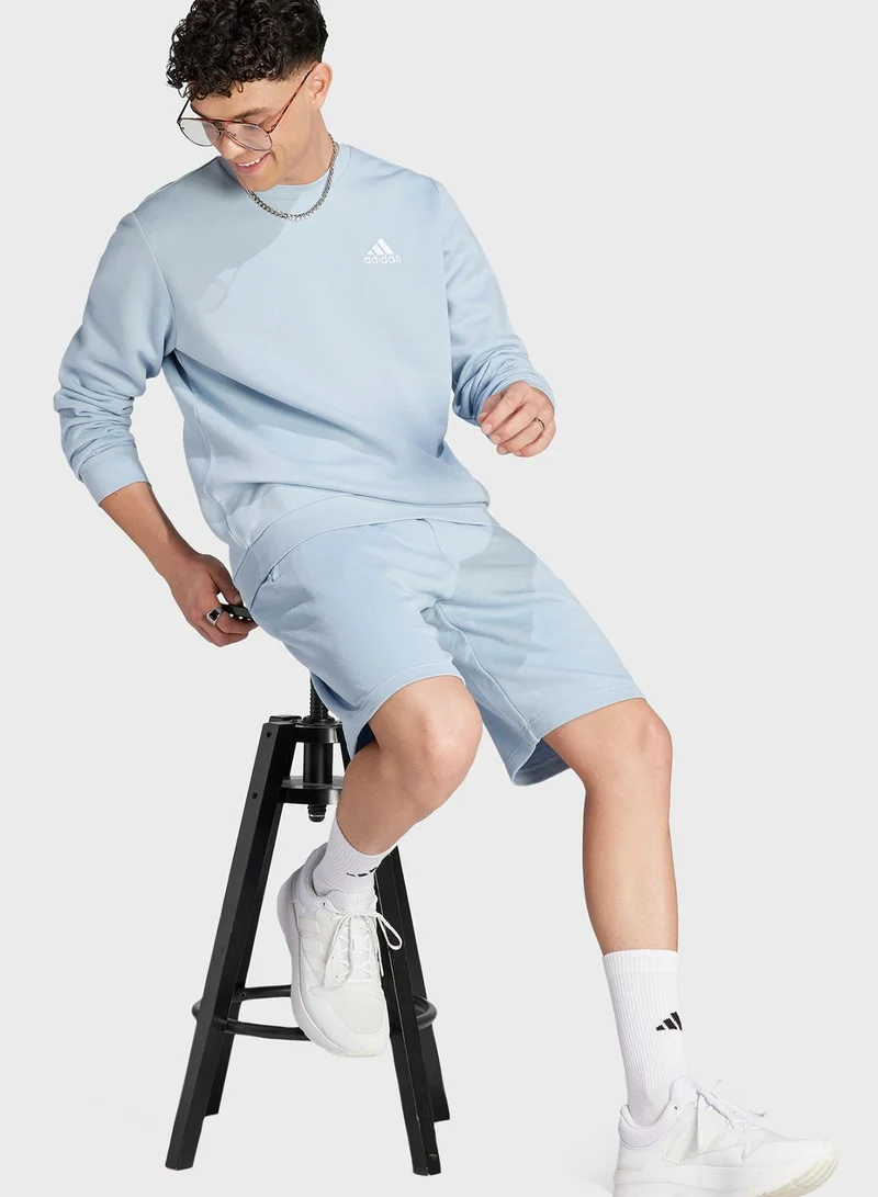 Adidas Essentials Big Logo French Terry Shorts