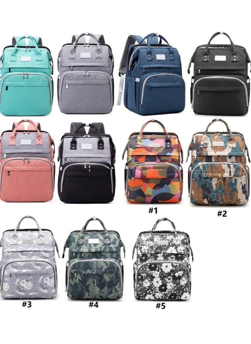 Baby Life Diaper Bag Backpack Baby Bed Nappy Changing Bags  - Image 5