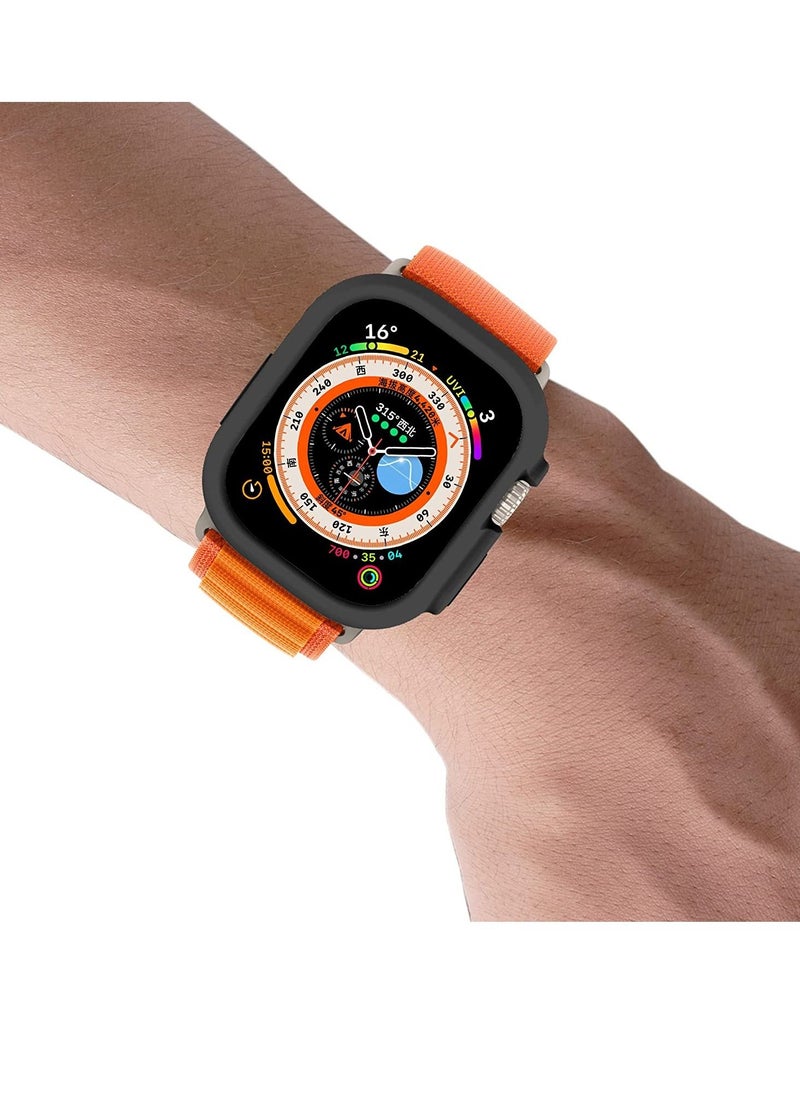 Generic Silicon Case For Apple Watch Ultra 49mm - Black  - Image 2