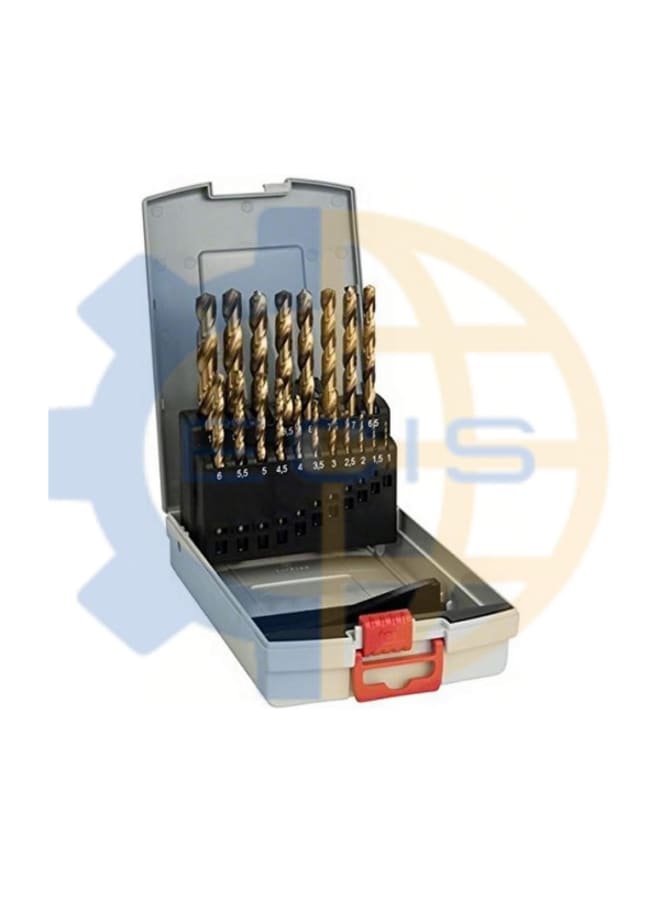 Bosch 19-Piece Titanium Toothed Drill Bit Set 1mm-10mm