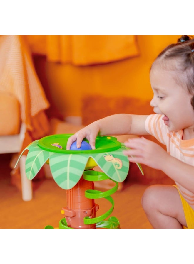 Bright Starts - Tropical Twirl Ball Play Toy, 4 Play Modes, Lights & Sounds, Adjustable Height, Ages 6 months + - Image 4